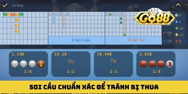 Soi cầu chuẩn xác để tránh bị thua khi chơi xóc đĩa